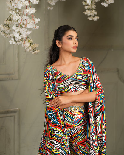 Elegant Drape Sharara Set