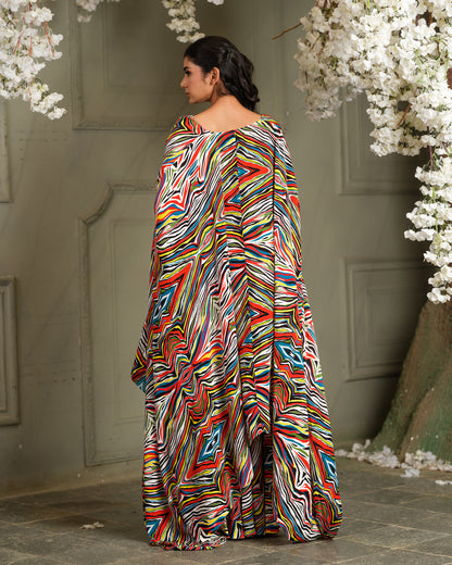 Elegant Drape Sharara Set