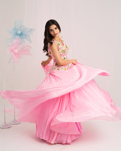 Turquoise Ocean Elegance Gown